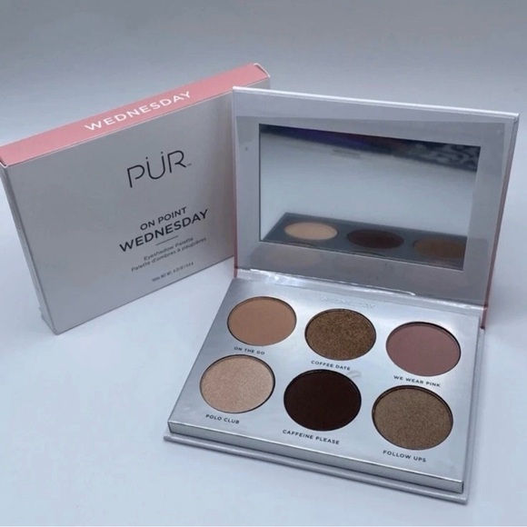 PUR Eyeshadow Palette On Point - WEDNESDAY - 6 Shades 0.23oz - New in Box - Picture 1 of 6